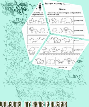 Pattern games for kindergarten